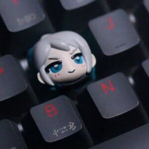 New! VALORANT Game, Jett Artisan Keycap for "+" Switches